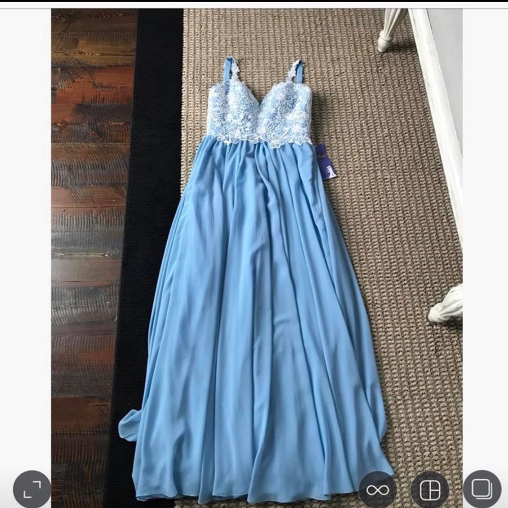 Prom dress, lace top